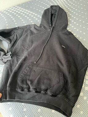 Joah Brown Black Oversized Pullover Hoodie